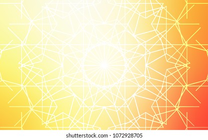 Light Red, Yellow vector natural abstract background. Childish elegant natural pattern with gradient. The best blurred design for your business.