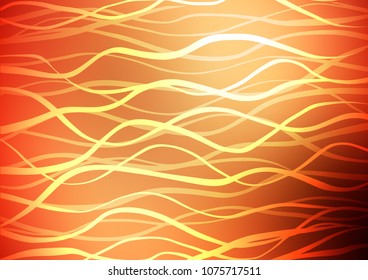 Light Red, Yellow vector natural elegant pattern. Glitter abstract illustration with doodles and Zen tangles. The completely new template can be used for your brand book.