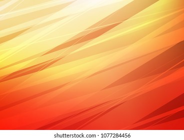 Light Red, Yellow vector natural abstract pattern. Blurred decorative design in Indian style with Zen tangles. Hand painted design for web, leaflet, textile.