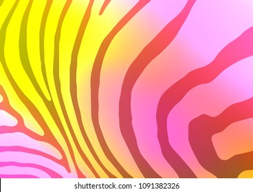 Light Red, Yellow vector natural elegant background. Creative illustration in blurred style with doodles and Zen tangles. A new texture for your design.