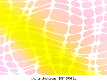 Light Red, Yellow vector natural elegant template. Decorative shining illustration with doodles on abstract template. A completely new design for your business.
