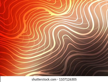 Light Red, Yellow vector natural elegant template. Ethnic elegant natural pattern with gradient. The elegant pattern can be used as a part of a brand book.