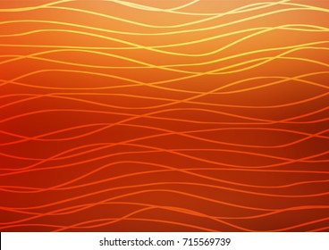 Light Red, Yellow vector natural elegant texture. Glitter abstract illustration with doodles and zentagles. Brand-new style for your business design.