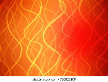 Light Red, Yellow vector natural abstract background. Ethnic elegant natural pattern with gradient. A new texture for your design.