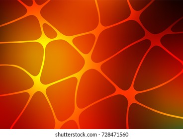 Light Red, Yellow vector natural elegant texture. Sketchy hand drawn doodles on blurred background. The pattern can be used for heads of websites and designs.