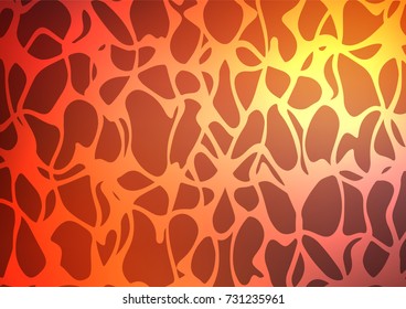 Light Red, Yellow vector natural elegant texture. A completely new color illustration in doodle style. The doodle design can be used for your web site.