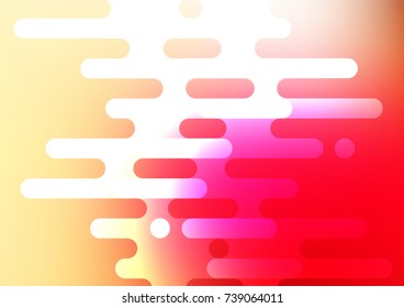 Light Red, Yellow vector natural elegant background. Colorful illustration in abstract style with doodles and Zen tangles. The elegant pattern can be used as a part of a brand book.