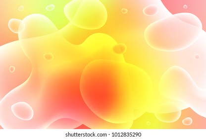 Light Red, Yellow vector pattern with bent lines. Colorful illustration in abstract memphis style with gradient. Memphis style for your business design.