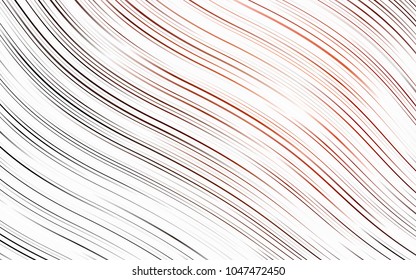 Light Red, Yellow vector pattern with bubble shapes. Modern gradient abstract illustration with bandy lines. Brand-new design for your ads, poster, banner.