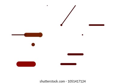 Light Red, Yellow vector pattern with rounded lines. Modern geometrical abstract illustration with staves. The pattern can be used as ads, poster, banner for medicine.
