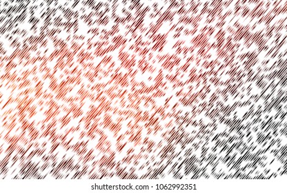Light Red, Yellow vector pattern with narrow lines. Modern geometrical abstract illustration with staves. The pattern can be used as ads, poster, banner for commercial.