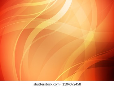 Light Red, Yellow vector pattern with bubble shapes. A sample with blurred bubble shapes. Marble design for your web site.