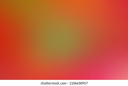 Light Red, Yellow vector pattern with spheres. Blurred bubbles on abstract background with colorful gradient. Completely new template for your brand book.