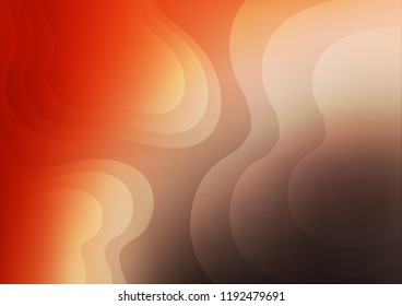 Light Red, Yellow vector pattern with bubble shapes. Geometric illustration in marble style with gradient.  A completely new marble design for your business.