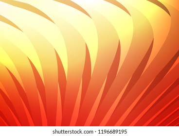 Light Red, Yellow vector pattern with narrow lines. Blurred decorative design in simple style with lines. Best design for your ad, poster, banner.