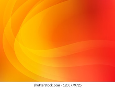 Light Red, Yellow vector pattern with lamp shapes. A completely new color illustration in marble style. The best blurred design for your business.
