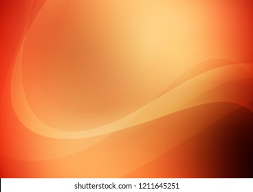 Light Red, Yellow vector pattern with lamp shapes. Shining illustration, which consist of blurred lines, circles. A completely new marble design for your business.