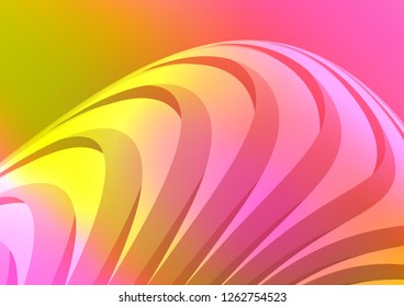 Light Red, Yellow vector pattern with narrow lines. Blurred decorative design in simple style with lines. The pattern can be used as ads, poster, banner for commercial.