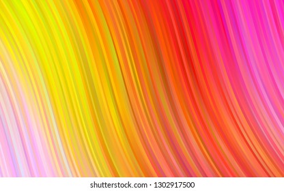 Light Red, Yellow vector pattern with lamp shapes. An elegant bright illustration with gradient. Brand new design for your ads, poster, banner.