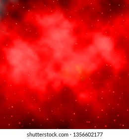 Light Red, Yellow vector pattern with abstract stars. Colorful illustration with abstract gradient stars. Best design for your ad, poster, banner.