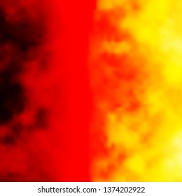 Light Red, Yellow vector pattern with clouds. Abstract illustration with colorful gradient clouds. Template for landing pages.