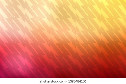Light Red, Yellow vector pattern with sharp lines. Modern geometrical abstract illustration with Lines. Pattern for your busines websites.
