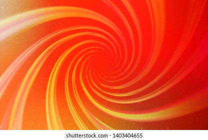 Light Red, Yellow vector pattern with night sky stars. Modern abstract illustration with Big Dipper stars. Pattern for futuristic ad, booklets.