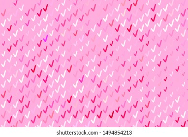 Light Red, Yellow vector pattern with bent lines. A shining illustration, which consists of curved lines. A completely new template for your design.