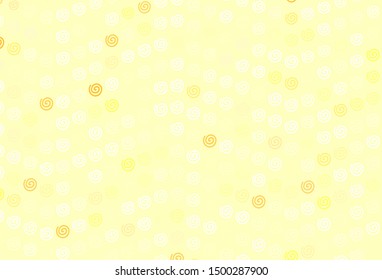 Light Red, Yellow vector pattern with wry lines. Glitter abstract illustration with wry lines. The best colorful design for your business.