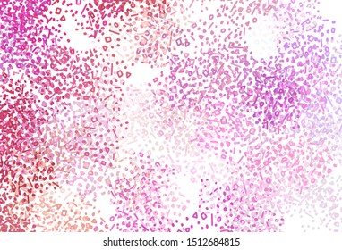 Light Red, Yellow vector pattern with random forms. Colorful chaotic forms with gradient in modern style. Best smart design for your business.