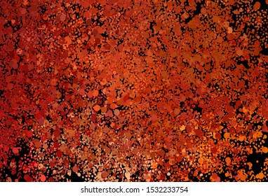 Light Red, Yellow vector pattern with random forms. Decorative design in abstract style with random forms. Best smart design for your business.