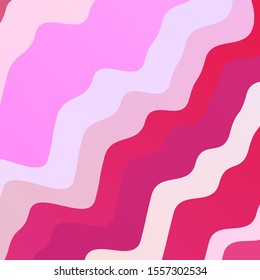 Light Red, Yellow vector pattern with lines. Abstract illustration with bandy gradient lines. Pattern for commercials, ads.