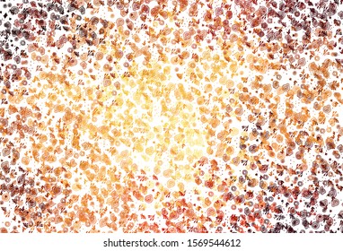 Light Red, Yellow vector pattern with random forms. Colorful chaotic forms with gradient in modern style. Simple design for your web site.