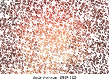 Light Red, Yellow vector pattern with random forms. Simple colorful illustration with abstract gradient shapes. Simple design for your web site.