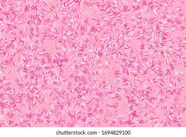 Light Red, Yellow vector pattern with sharp lines, dots. Shining colored illustration with sharp stripes. Pattern for ads, posters, banners.