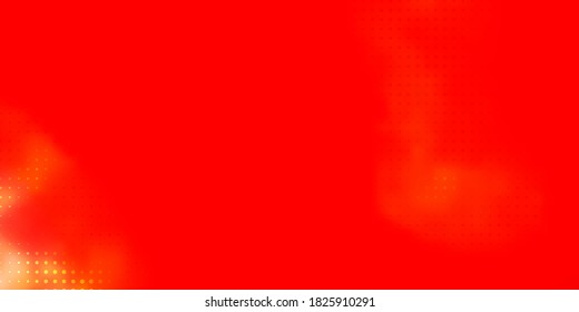 Light Red, Yellow vector pattern with spheres. Abstract illustration with colorful spots in nature style. Design for posters, banners.