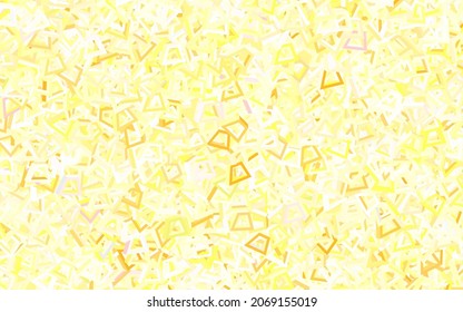 Light Red, Yellow vector pattern with random forms. Simple colorful illustration with abstract gradient shapes. Elegant design for wallpapers.