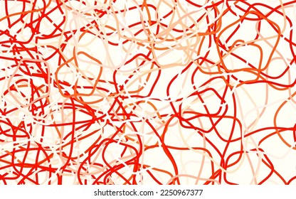Light Red, Yellow vector pattern with random forms. Illustration with colorful gradient shapes in abstract style. Background for a cell phone.