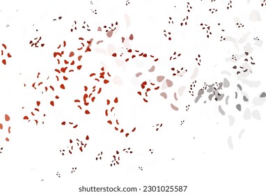 Light red, yellow vector pattern with chaotic shapes. Modern abstract illustration with colorful random forms. Best smart design for your business.