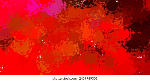 Light Red, Yellow vector pattern with abstract shapes. Simple design in abstract style with gradient forms. Modern design for your ads.