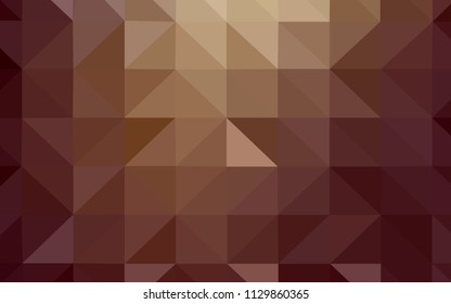 Light Red, Yellow vector polygonal template. A sample with polygonal shapes. A new texture for your web site.