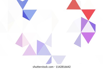 Light Red, Yellow vector polygonal template. Creative geometric illustration in Origami style with gradient. Brand new design for your business.