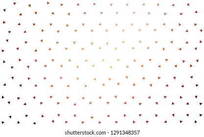 Light Red, Yellow vector  polygonal template. Polygonal abstract illustration with gradient. A new texture for your web site.
