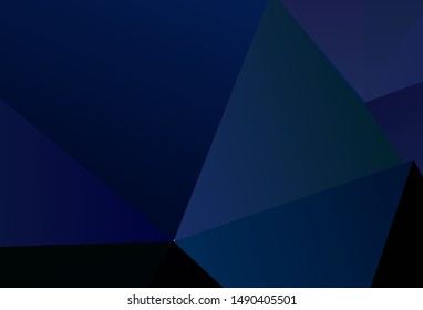 Light Red, Yellow vector polygonal background. Modern abstract illustration with triangles. Brand new style for your business design.