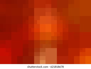 Light Red, Yellow vector polygonal illustration, which consist of rectangles. Rectangular design for your business. Creative geometric background in Origami style with gradient