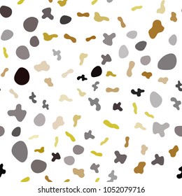 Light Red, Yellow vector seamless pattern with lamp shapes. Colorful abstract illustration with gradient lines. A completely new template for your business design.