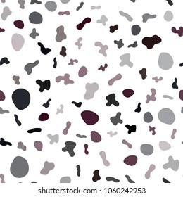 Light Red, Yellow vector seamless template with liquid shapes. Shining illustration, which consist of blurred lines, circles. Pattern for your business design.