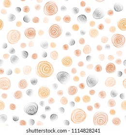 Light Red, Yellow vector seamless natural elegant background. Creative illustration in blurred style with flowers. Completely new template for your brand book.