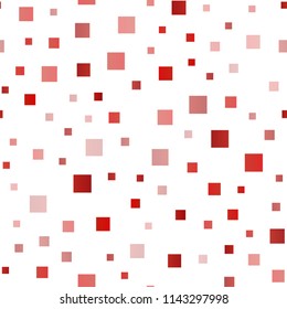 Light Red, Yellow vector seamless cover in polygonal style. Rectangles on abstract background with colorful gradient. Best design for your ad, poster, banner.