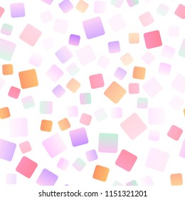 Light Red, Yellow vector seamless backdrop with rectangles, squares. Glitter abstract illustration with rectangular shapes. Pattern for busines ad, booklets, leaflets